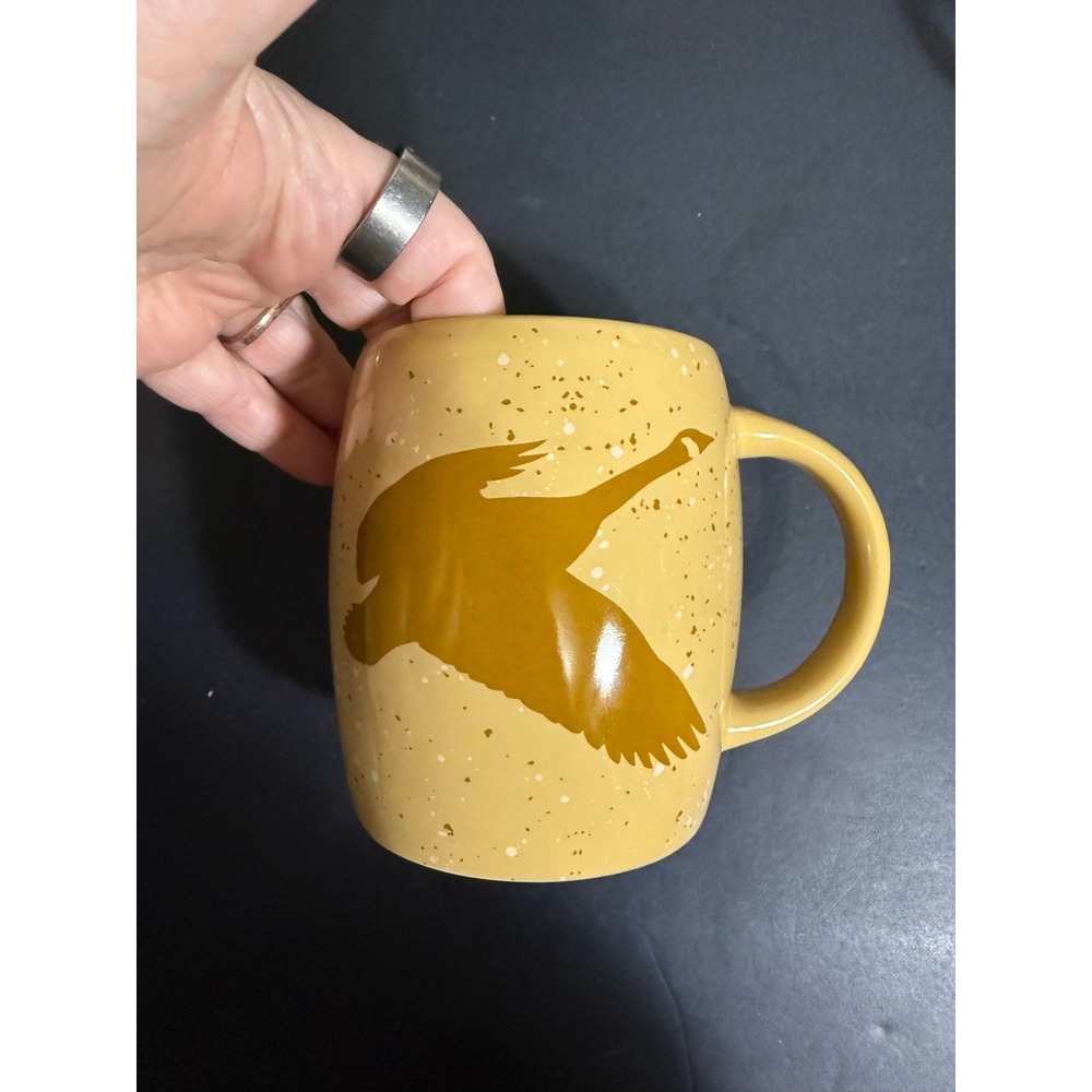 Tim Hortons 2016 Limited Edition Speckled Yellow Canada Goose Mug 1964 Heritage